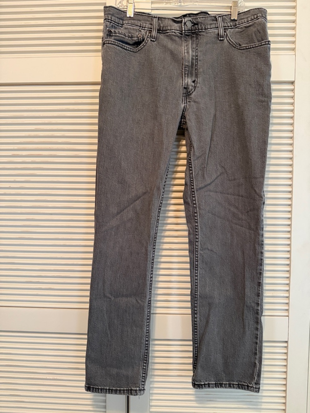 LEVI’S 511  38x32 Grey Straight-Leg Jeans